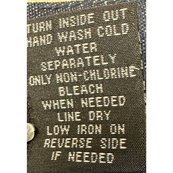 Midnight Velvet Top Sz 18W Blue Denim Gold Tone Studded Business/Casual Back Zip - Picture 11 of 11